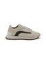 Main View - Click To Enlarge - BRUNELLO CUCINELLI - Monili Embellished Leather Sneakers