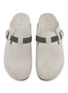 Detail View - Click To Enlarge - BRUNELLO CUCINELLI - Flat Suede Boston Slides