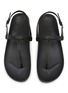 Detail View - Click To Enlarge - BRUNELLO CUCINELLI - Flat Leather Thong Sandals