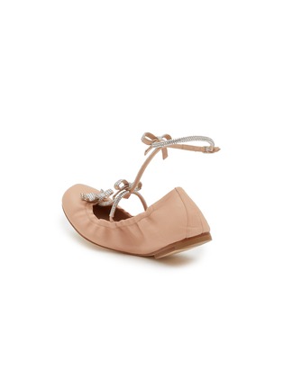  - RENÉ CAOVILLA - Caterina Leather Mary Jane Ballerina Flats