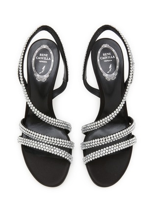 Detail View - Click To Enlarge - RENÉ CAOVILLA - Juniper 80 Crystal Strass Sandals