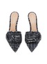 Detail View - Click To Enlarge - GIANVITO ROSSI - 55 Bouclé Buckle Mule