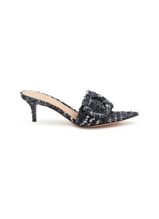 Main View - Click To Enlarge - GIANVITO ROSSI - 55 Bouclé Buckle Mule