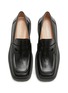 Detail View - Click To Enlarge - GIANVITO ROSSI - Flatform Leather Loafers