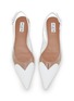 Detail View - Click To Enlarge - ALAÏA - Le Coeur Leather Slingback Flats