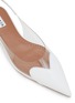 Detail View - Click To Enlarge - ALAÏA - Le Coeur Leather Slingback Flats