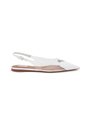 Main View - Click To Enlarge - ALAÏA - Le Coeur Leather Slingback Flats