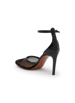  - ALAÏA - 90 Patent Leather Fishnet Pumps