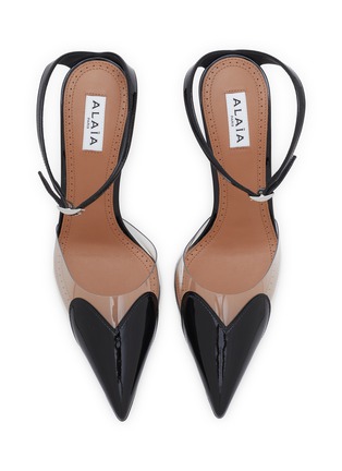 Detail View - Click To Enlarge - ALAÏA - Le Coeur 90 Patent Leather Pumps