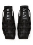 Detail View - Click To Enlarge - ALAÏA - Folded Leather Flat Sandals