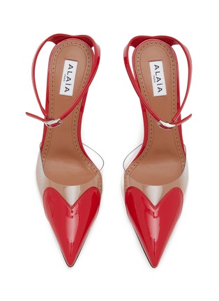 Detail View - Click To Enlarge - ALAÏA - Le Coeur 90 Heart Mules