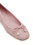 Detail View - Click To Enlarge - JIMMY CHOO - Elme Glitter Ballerina Flats