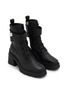 Detail View - Click To Enlarge - JIMMY CHOO - Noemi 80 Leather Combat Boots