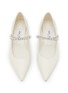 Detail View - Click To Enlarge - JIMMY CHOO - Bing Leather Pump Flats