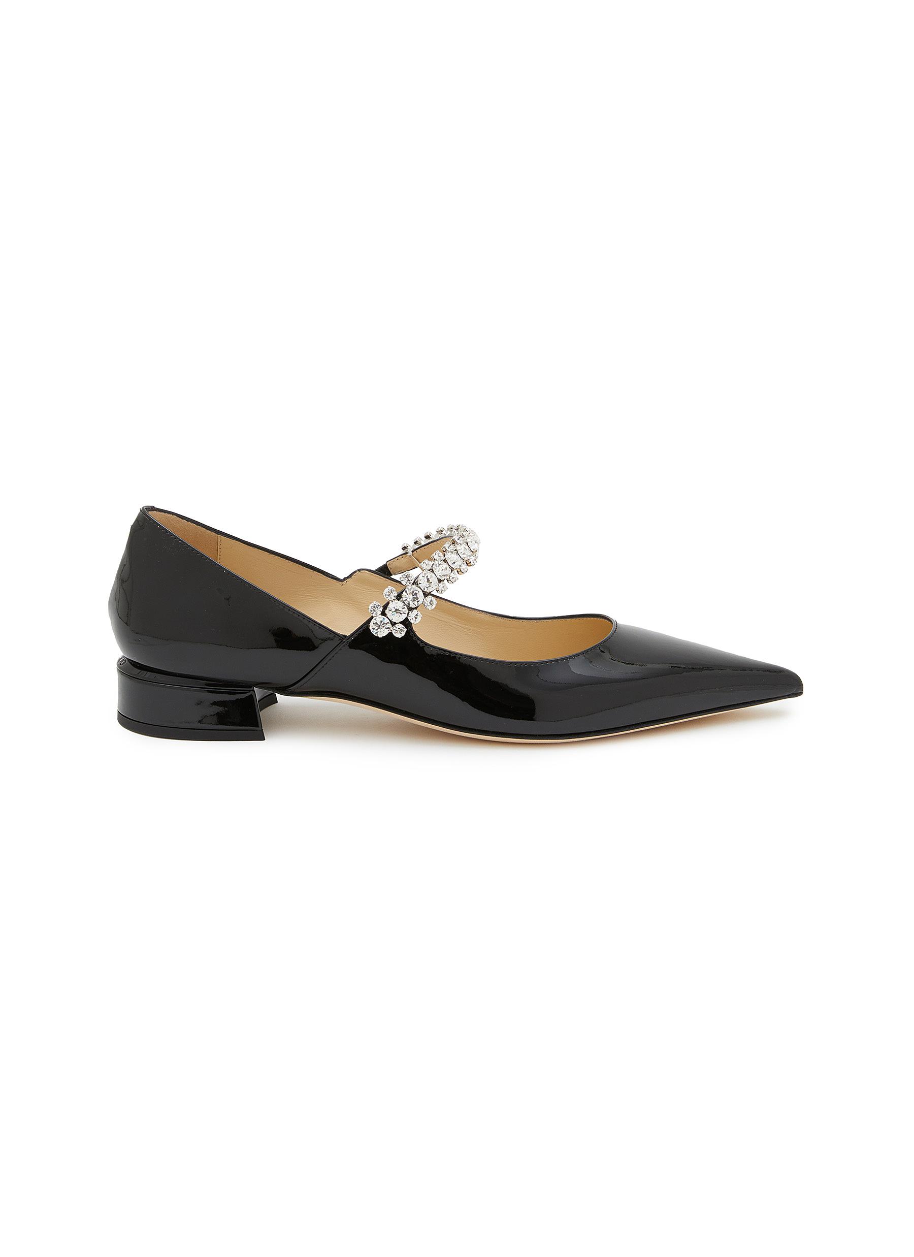 JIMMY CHOO | Bing Patent Leather Pump Flats | Women | Lane Crawford