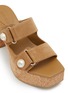 Detail View - Click To Enlarge - JIMMY CHOO - Fayence 95 Leather Wedge Sandals