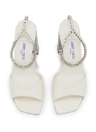 Detail View - Click To Enlarge - JIMMY CHOO - Saeda Leather Sandals