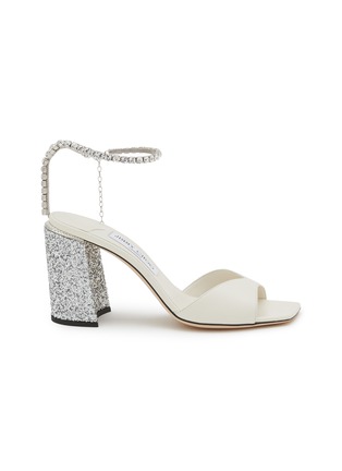 Main View - Click To Enlarge - JIMMY CHOO - Saeda Leather Sandals