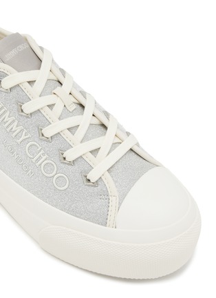 Detail View - Click To Enlarge - JIMMY CHOO - Palma MAXI/F Leather Women's Sneakers