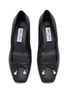 Detail View - Click To Enlarge - JIMMY CHOO - Elme 45 Leather Ballerina Pumps