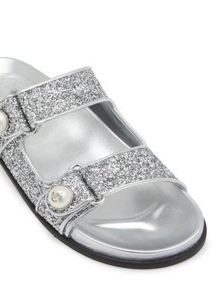 Detail View - Click To Enlarge - JIMMY CHOO - Fayence Glitter Sandals