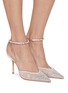 Figure View - Click To Enlarge - JIMMY CHOO - Saeda 85 Mesh Pumps