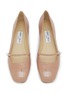 Detail View - Click To Enlarge - JIMMY CHOO - Elisa Leather Mary Jane Flats