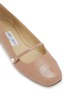 Detail View - Click To Enlarge - JIMMY CHOO - Elisa Leather Mary Jane Flats