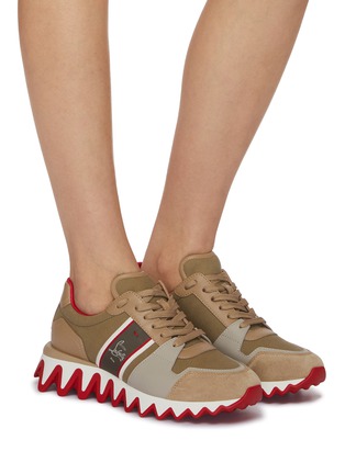 Figure View - Click To Enlarge - CHRISTIAN LOUBOUTIN - Nastroshark Low Top Women's Sneakers