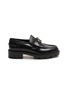 Main View - Click To Enlarge - CHRISTIAN LOUBOUTIN - Moc Lug Leather Loafers