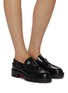 Figure View - Click To Enlarge - CHRISTIAN LOUBOUTIN - Moc Lug Leather Loafers