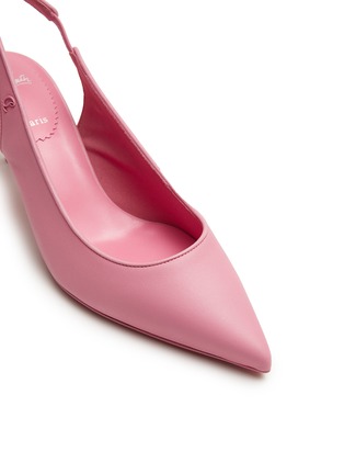 Detail View - Click To Enlarge - CHRISTIAN LOUBOUTIN - Sporty Kate 55 Slingback Leather Pumps