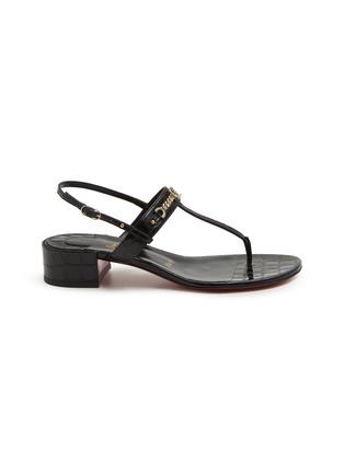 Main View - Click To Enlarge - CHRISTIAN LOUBOUTIN - Mj Thong Leather Sandals