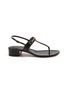 Main View - Click To Enlarge - CHRISTIAN LOUBOUTIN - Mj Thong Leather Sandals