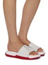 Figure View - Click To Enlarge - CHRISTIAN LOUBOUTIN - Take It Easy Rubber Sandals