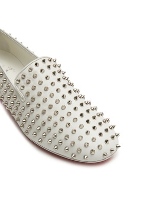 Detail View - Click To Enlarge - CHRISTIAN LOUBOUTIN - Spikeasy Leather Flats