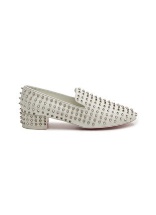 Main View - Click To Enlarge - CHRISTIAN LOUBOUTIN - Spikeasy Leather Flats