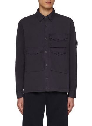 Main View - Click To Enlarge - C.P. COMPANY - Pocket Cotton Overshirt