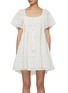 Main View - Click To Enlarge - GANNI - Broderie Anglaise Cotton Dress