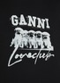  - GANNI - Puppy Print Oragnic Cotton T-Shirt
