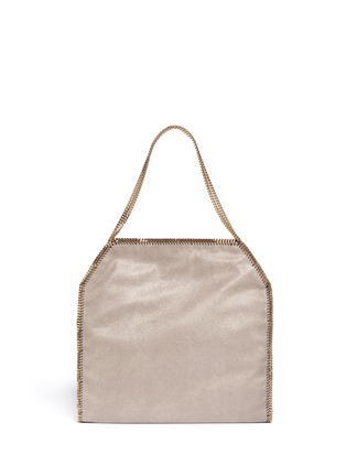 Back View - Click To Enlarge - STELLA MCCARTNEY - 'Falabella' large shaggy deer chain tote