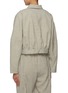 Back View - Click To Enlarge - GANNI - Melange Suiting Short Jacket