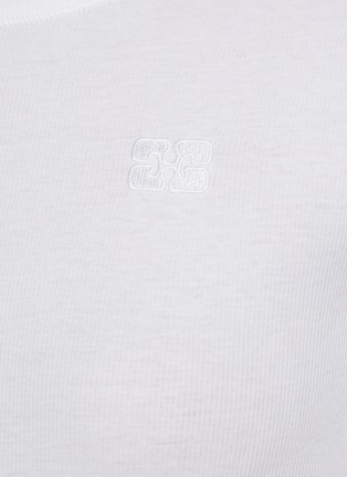  - GANNI - Soft Cotton Short Sleeve T-shirt