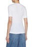Back View - Click To Enlarge - GANNI - Soft Cotton Short Sleeve T-shirt