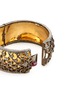 Detail View - Click To Enlarge - AISHWARYA - Diamond ruby gold alloy bangle