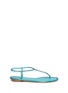 Main View - Click To Enlarge - RENÉ CAOVILLA - 'Cupido' crystal T-strap flat sandals