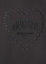  - GANNI - Logo Heart Drop Shoulder Heavy Cotton T-shirt