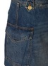  - GANNI - Flared Skirt Dark Wash Denim Jeans