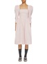 Main View - Click To Enlarge - GANNI - Open Back Cotton Smock Dress