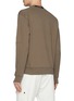 Back View - Click To Enlarge - C.P. COMPANY - Diagonal Raised Fleece Lens Cotton Sweatshirt